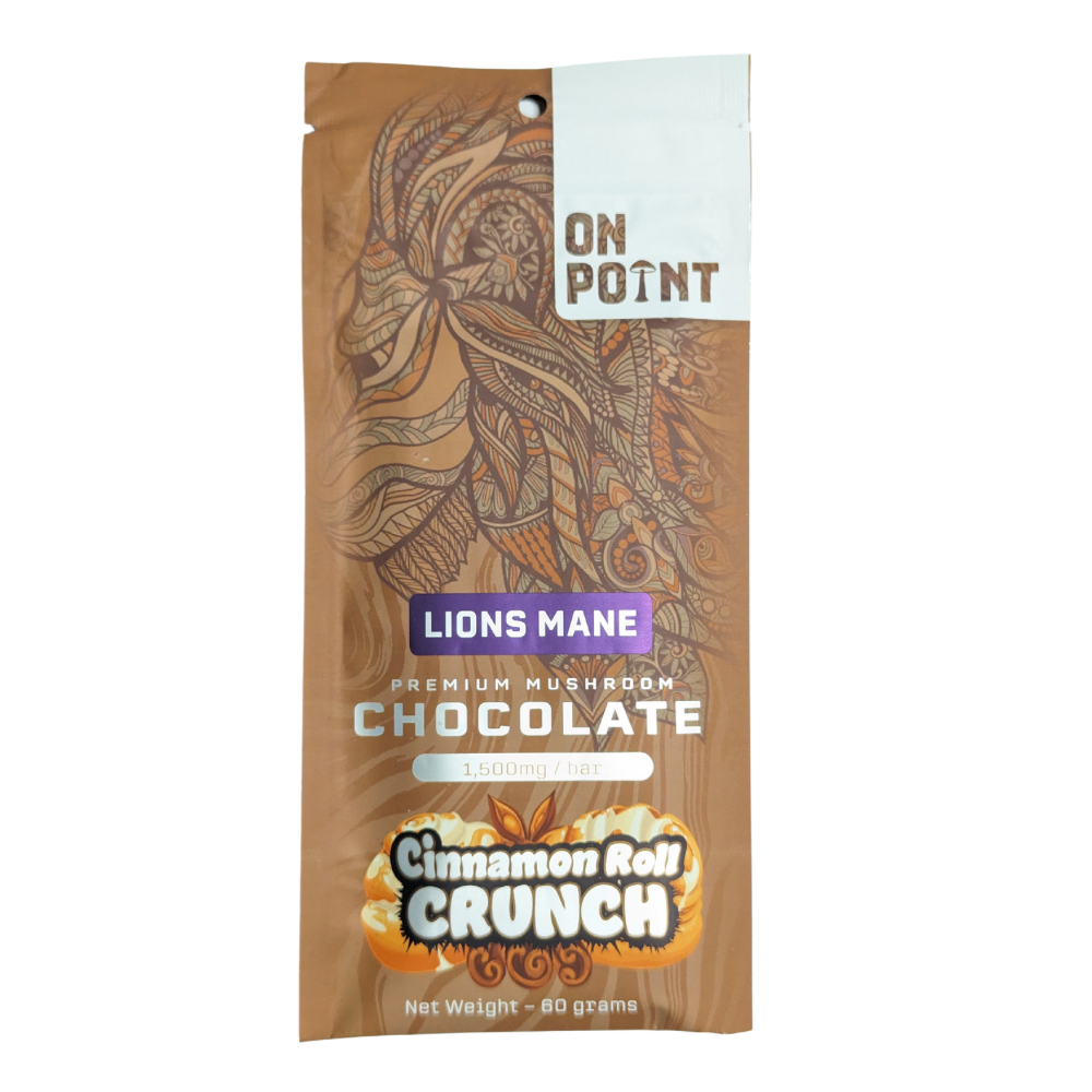 ON POINT Cinnamon Roll Crunch Lions Mane Brain Bar