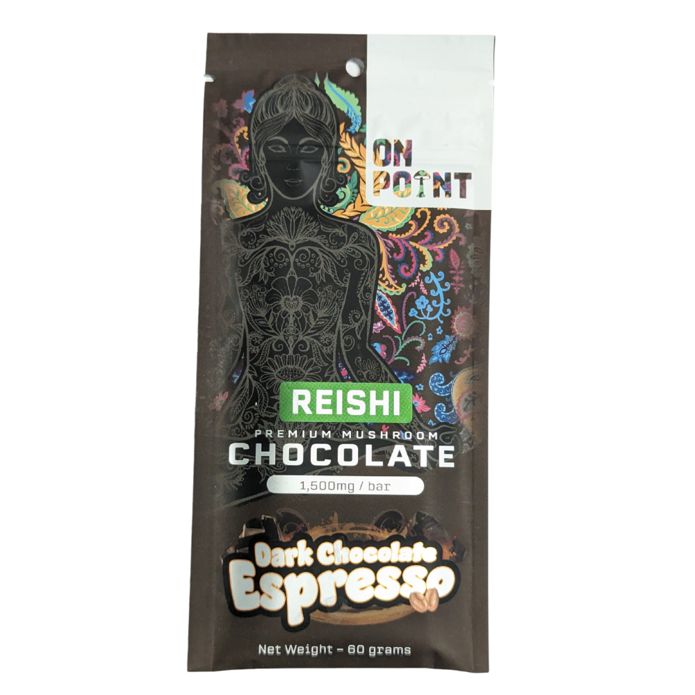 ON POINT Dark Chocolate Espresso Anti-Anxiety Reishi Bar