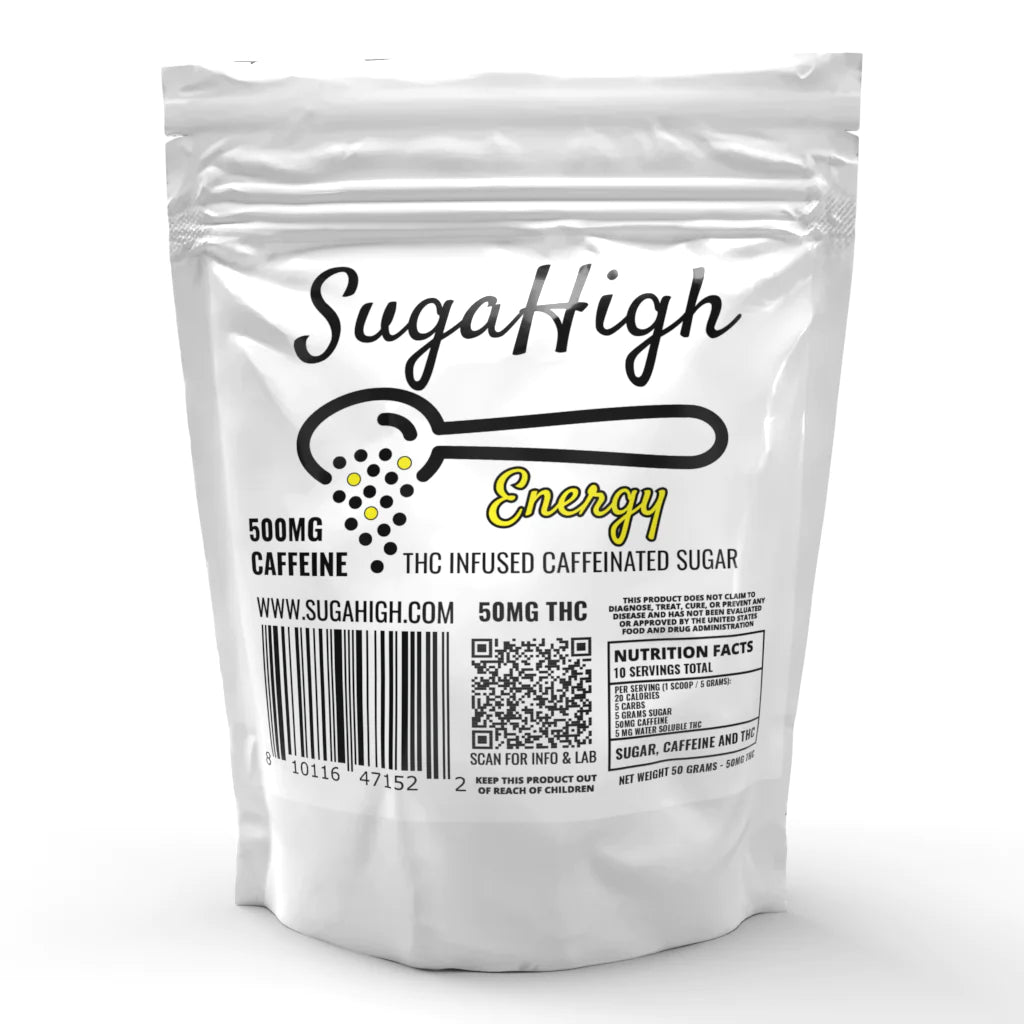 Retro Bakery 50MG THC INFUSED CAFFEINATED SUGAR - 500MG CAFFEINE