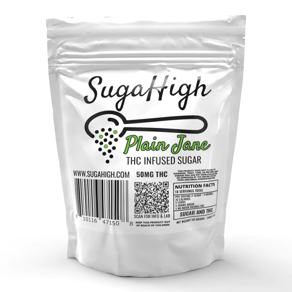 Retro Bakery 50MG THC INFUSED SUGAR - PLAIN JANE - BIG BAG
