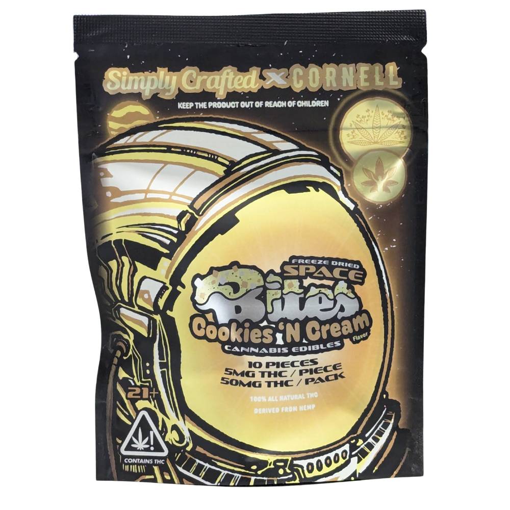 Cornell Cookies and Cream Space Bites