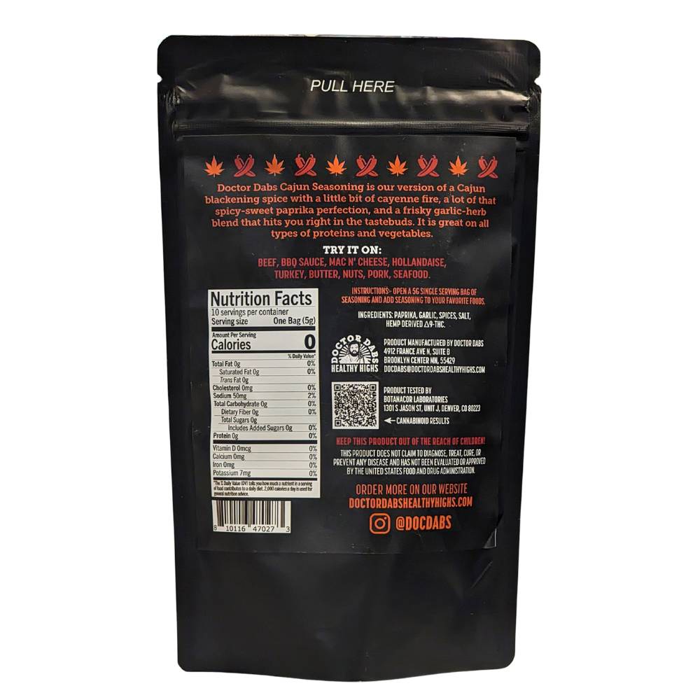 Doctor Dabs Cajun seasoning