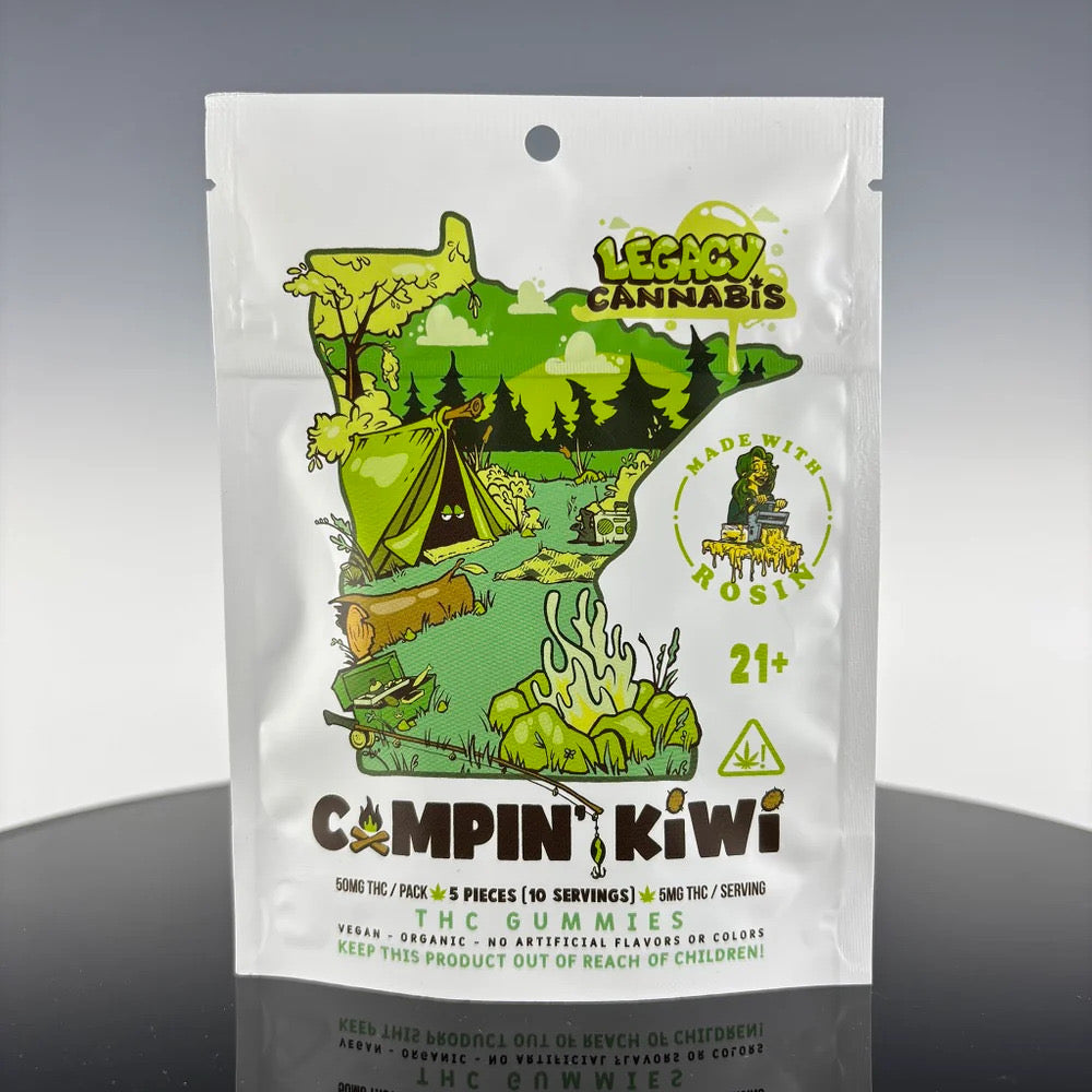 Legacy HASH ROSIN Campin' Kiwi- 50mg THC