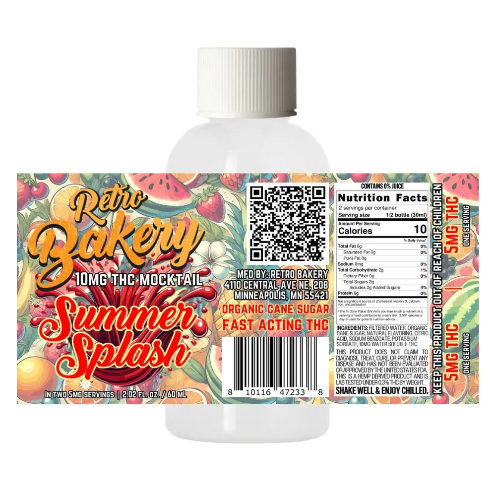 Retro Bakery SUMMER SPLASH 10MG THC MOCKTAIL