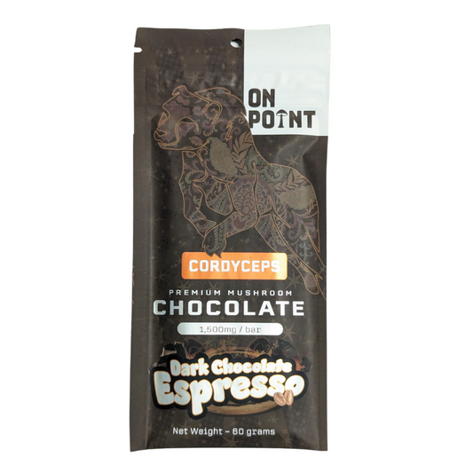 ON POINT Cordyceps Dark Chocolate Espresso Energy Bar