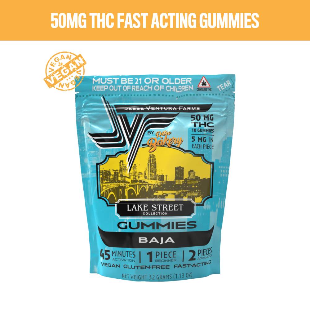 Retro Bakery BAJA VEGAN GUMMIES - 10PK 50MG THC