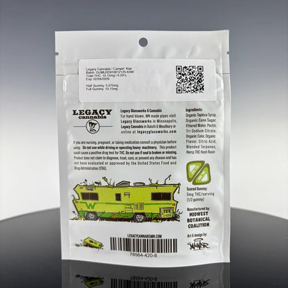 Legacy HASH ROSIN Campin' Kiwi- 50mg THC
