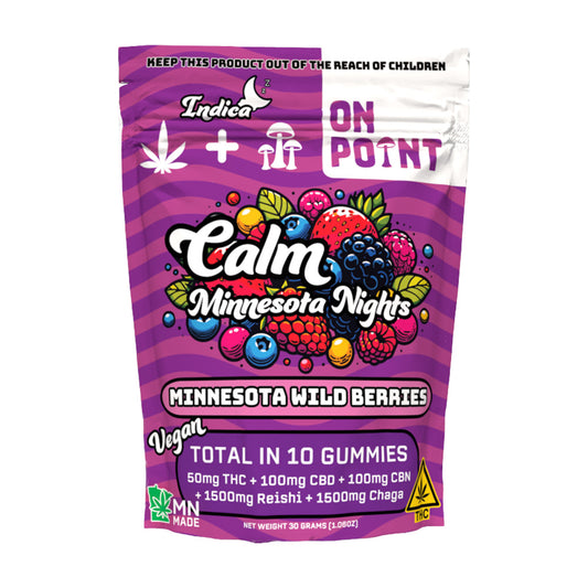 On Point : Minnesota Mixed Berry - Calm Minnesota Nights Vegan Gummies