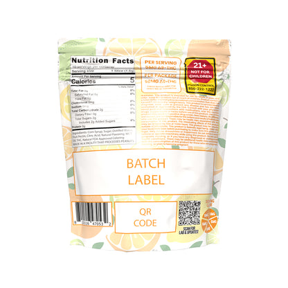Retro Bakery 50MG FAST ACTING VEGAN THC GUMMY WHEELS - CITRUS PUNCH