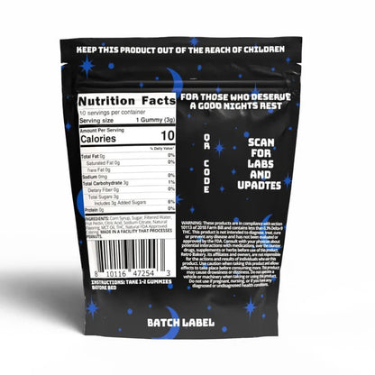 Retro Bakery- Retro Nights CBD + CBN Gummies (Zero THC)
