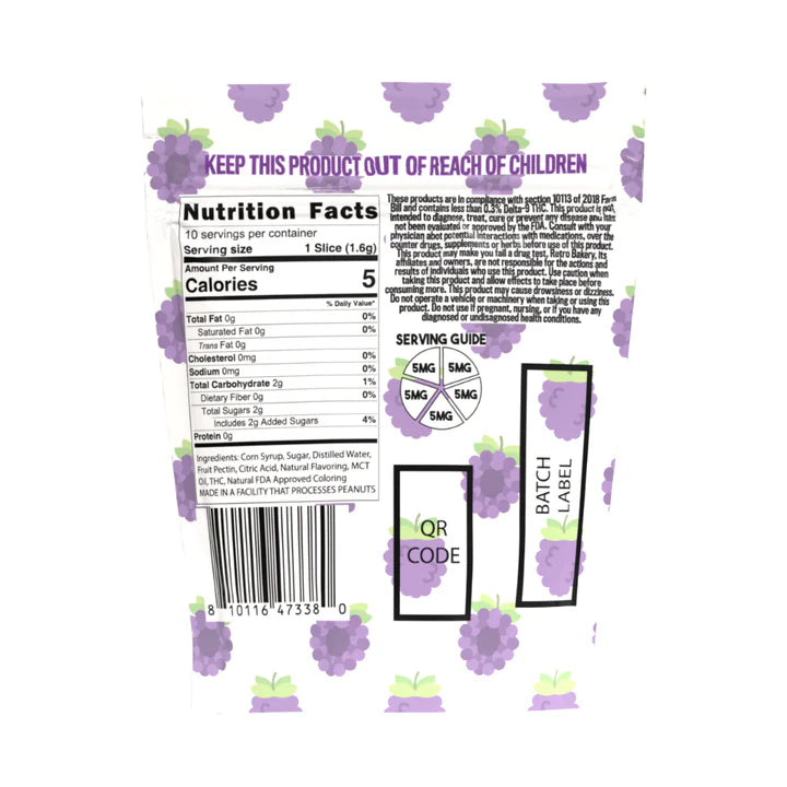 Retro Bakery Very Berry Grape Wheels