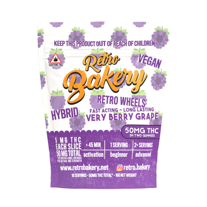 Retro Bakery Very Berry Grape Wheels